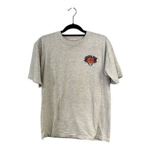 Vintage 90s Men's Gray Balzout Grateful Dead Basketball Embroidered Tee Size L